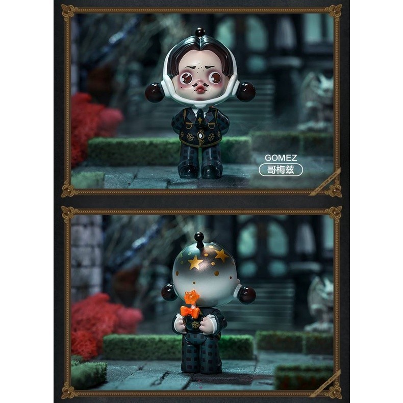 พร้อมส่งSKULLPANDA Addams Family POPMART Pop Mart กล่องตาบอด