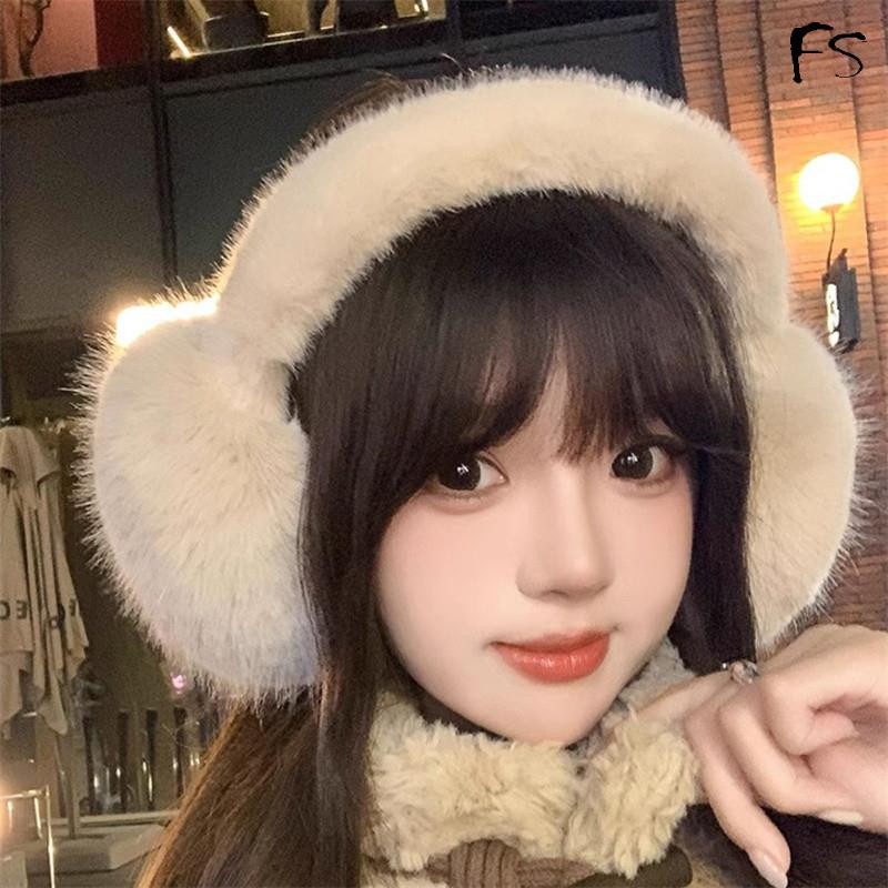 ยู นิสซ์ ฤดูหนาวปิดหูกันหนาวปุยคาดศีรษะยืดหยุ่นลื่นนุ่มหนาตุ๊กตาขนผู้หญิงผู้ชายหูอุ่น