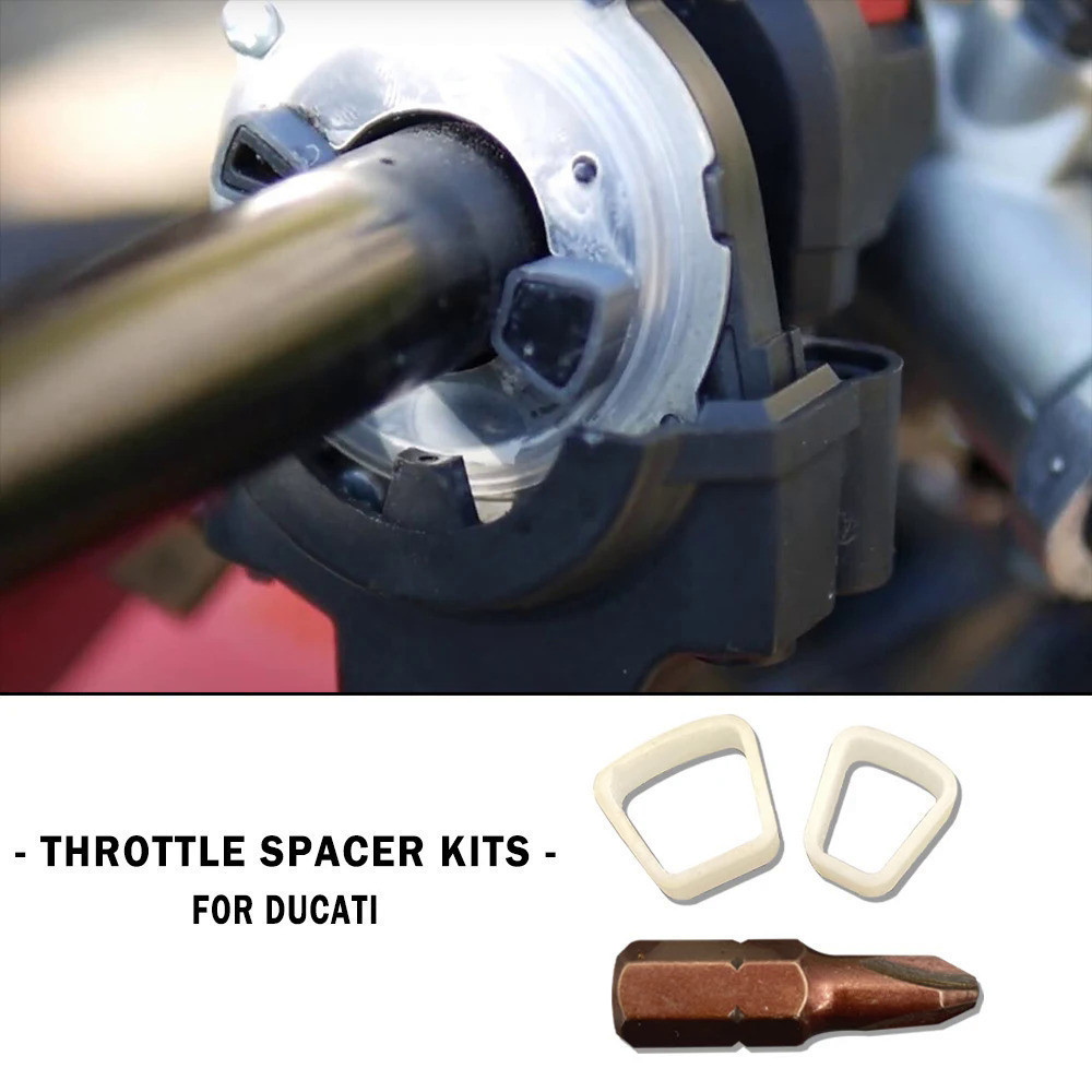 LQ for Ducati Throttle Spacer Kits DesertX Panigale Monster XDiavel Multistrada Supersport Scrambler Hypermotard Throttl