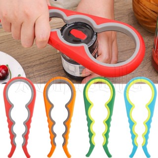 1/2ชิ้นสี่ในหนึ่งที่เปิดขวด-ที่เปิดกระป๋องหนากันลื่น-พลาสติก…