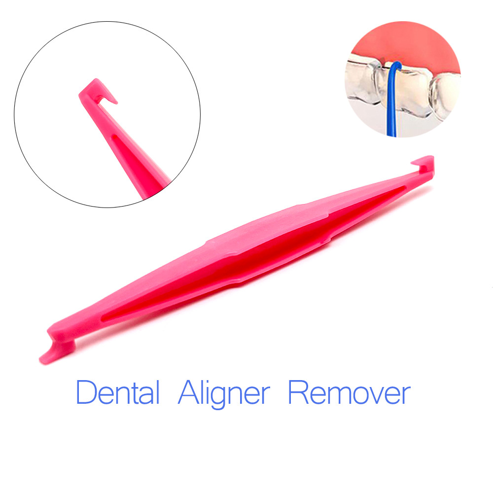 Dental Aligner Removal Tool Braces Extractor Nice ที่มองไม่เห็นที่ถอดออกได้ Braces Clear ลบตะขอพลาสติกเครื่องมือทันตกรรม