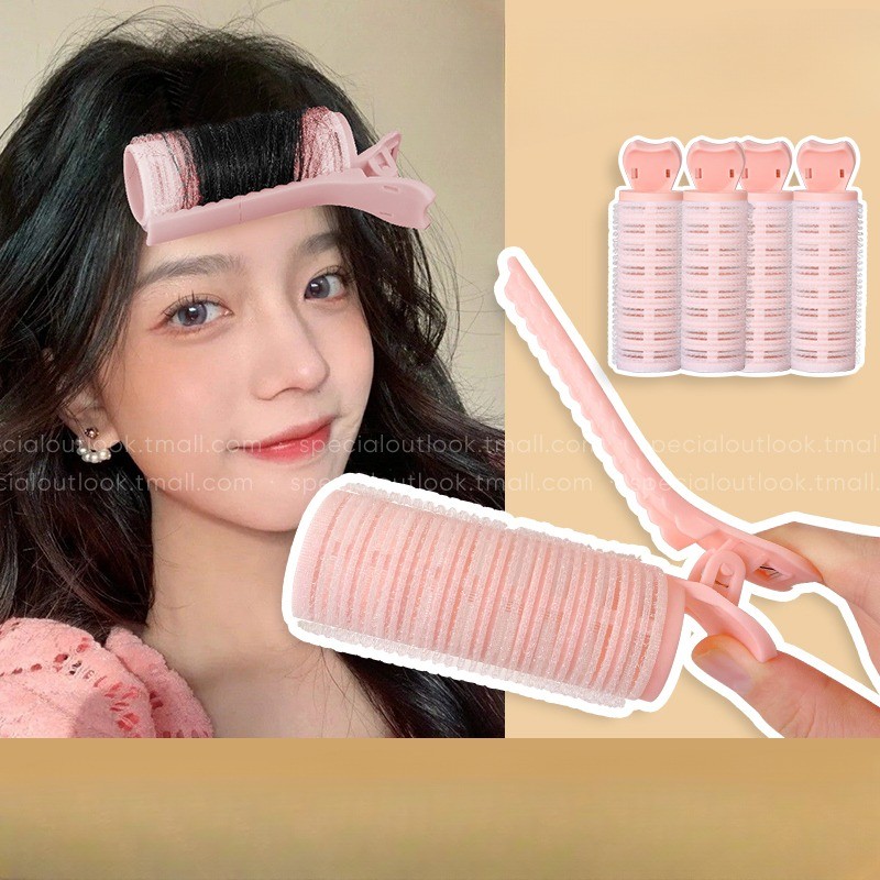 คลิปหน้าม้าเหล็กดัดผมสูงcranial top fluffy bangs Artifactจัดแต่งทรงผมกิ๊บรูปแปดAir bangs Curlหน้าผากของผู้หญิง