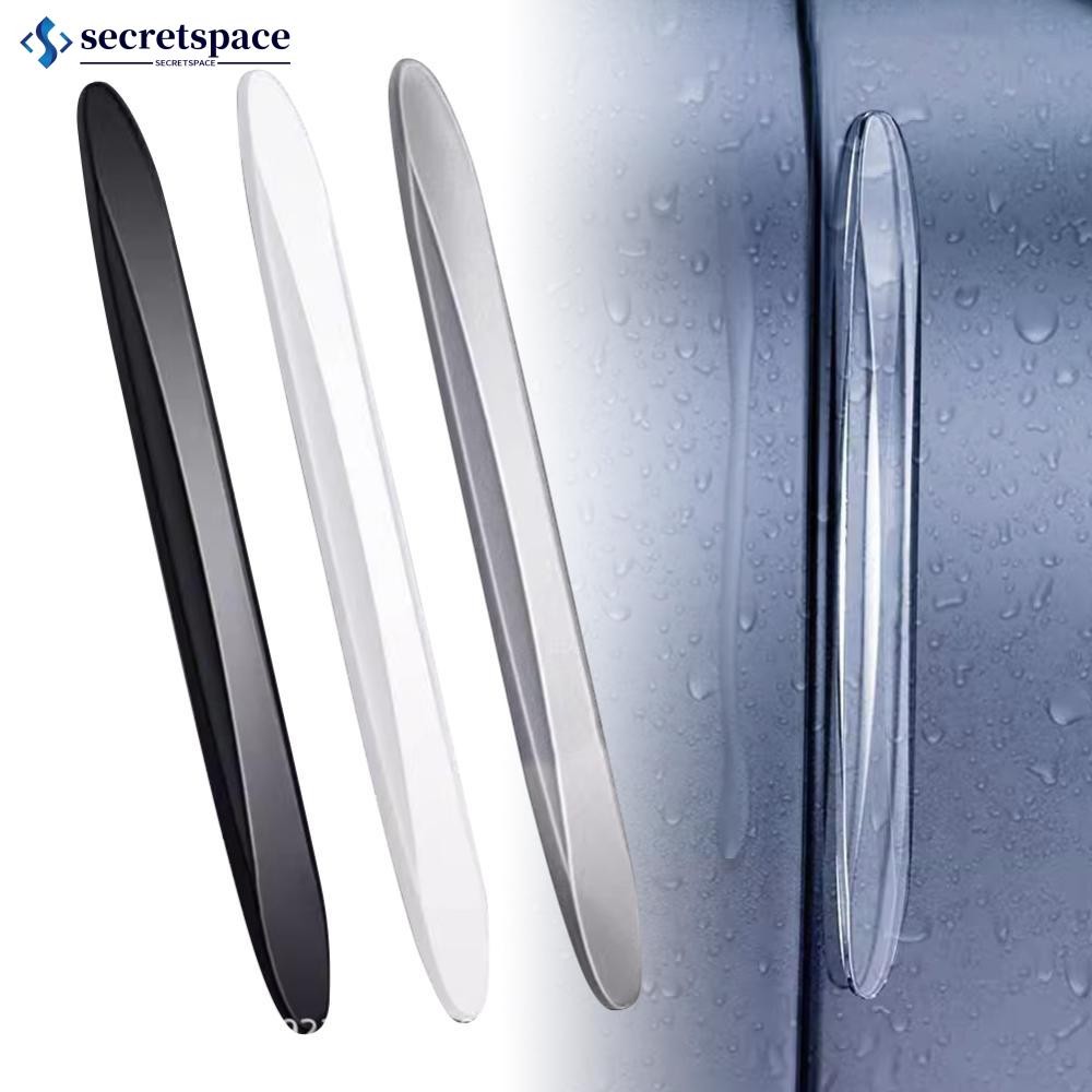 Secretspace 4 ชิ้นรถประตู Anti-collision แถบกันชนที่มองไม่เห็น Body Scratch ยานยนต์สติกเกอร์ป้องกันรถอุปกรณ์เสริม D1V5