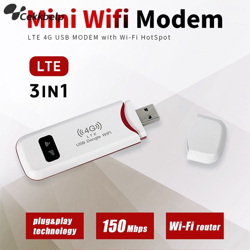 พร้อมส่ง 4G LTE USB Modem Wifi Hotspot pocket wifi ตัวปล่อยสัญญาณไวไฟฮอตสปอต Aircard Wifi