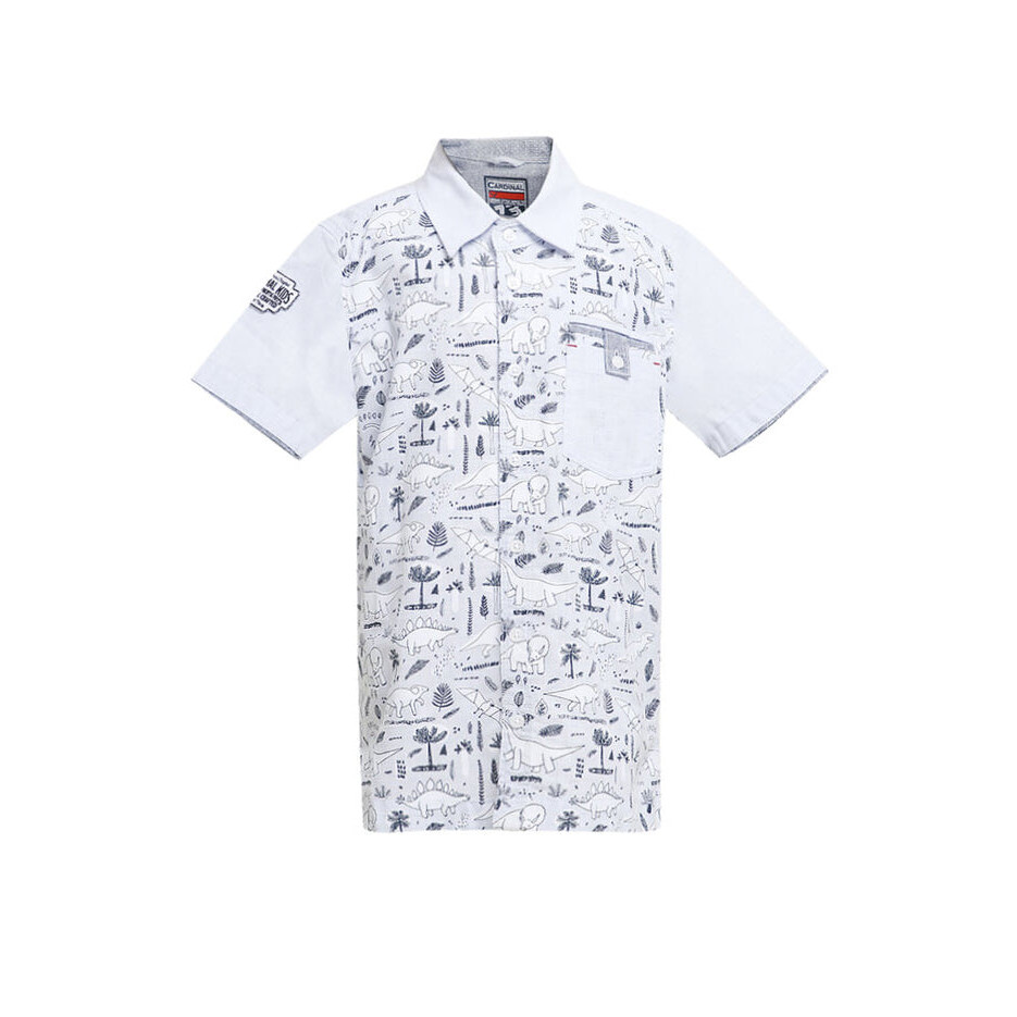 KEMEJA Cardinal Kids Slim Fit Short Sleeve Shirt T0641OP02B By Cardinal