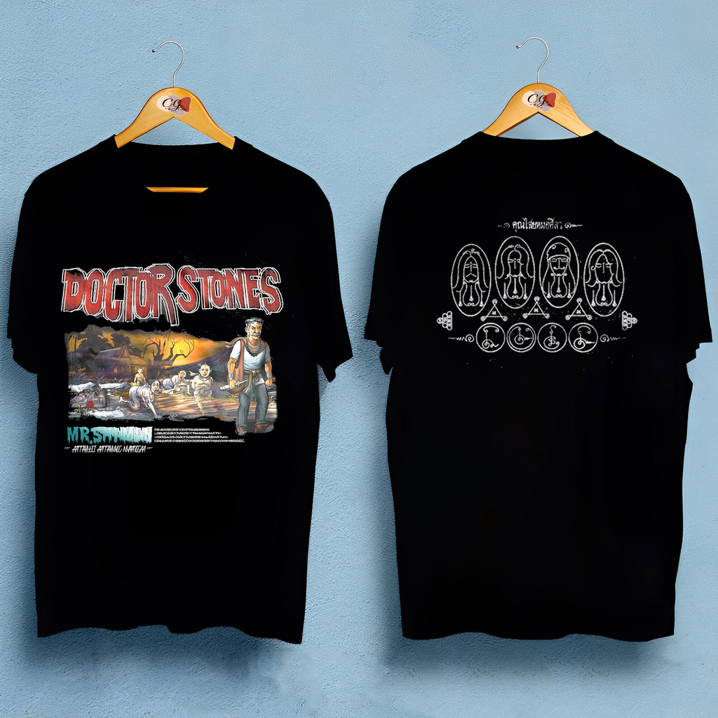 💗พร้อมส่ง💘[พร้อมส่ง] เสื้อยืดคอกลม DOCTOR STONES MARK V คอตตอนแขนสั้นพิมพ์ลาย