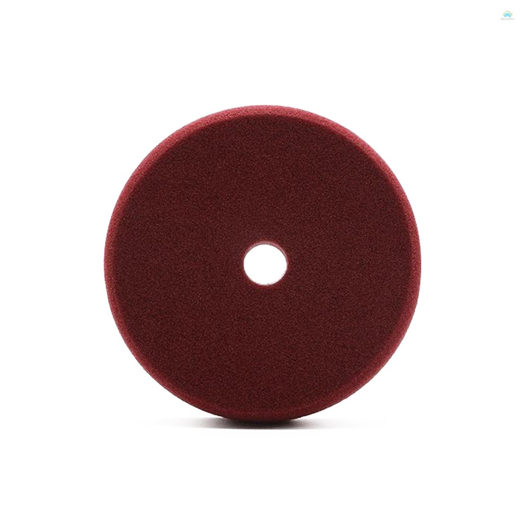Yb1 Polishing Pad1pc Polishing Pad 6 นิ้วรถ Buffing ฟองน้ําสําหรับรถยนต์ Yachts Moderate Scratch Oxidation กําจัดข้อบกพร่องสีแดงขนาดกลางขัด