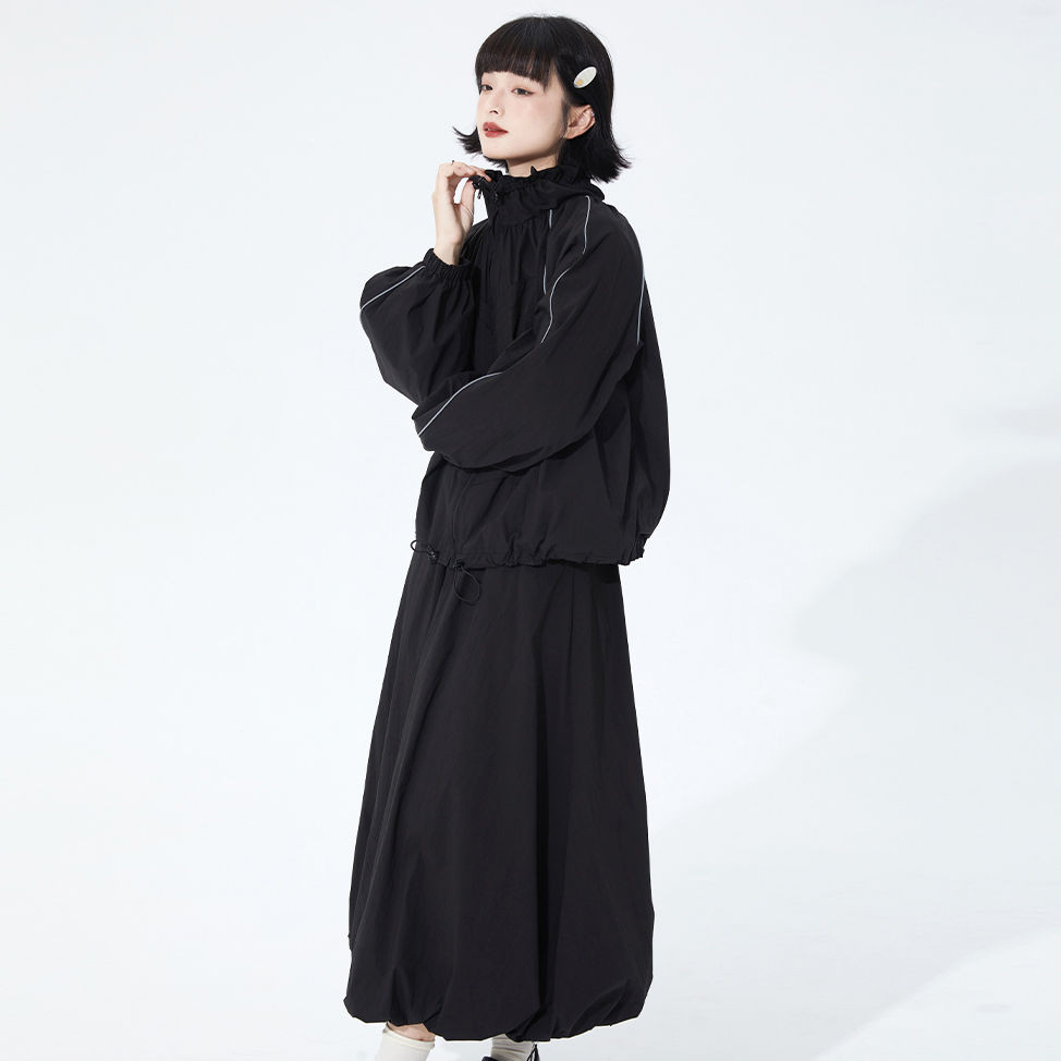 [LININ] กระโปรงดอกตูม สไตล์ญี่ปุ่น ยาวปานกลางเอวสูง ทรง.slimmer ใส่สบาย - รูปที่ 5