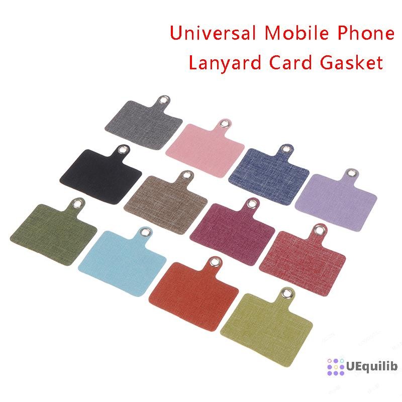 Uequilib Universal โทรศัพท์มือถือ Lanyard ปะเก็นเปลี่ยนคลิปที่ถอดออกได้ Snap Patch ใหม่
