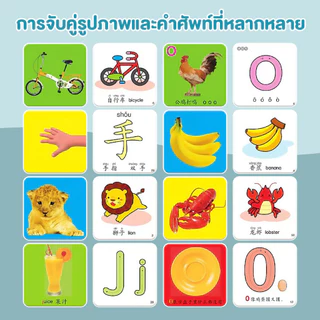 Ohayo แผ่นการ์ดคำศัพท์ระบายสี การ์ดให้ความรู้ดูเดิล แฟลชการ์ดสี แฟลชการ์ดเด็ก สองด้าน การ์ดเสริมพัฒนาการ สำหรับ อายุ