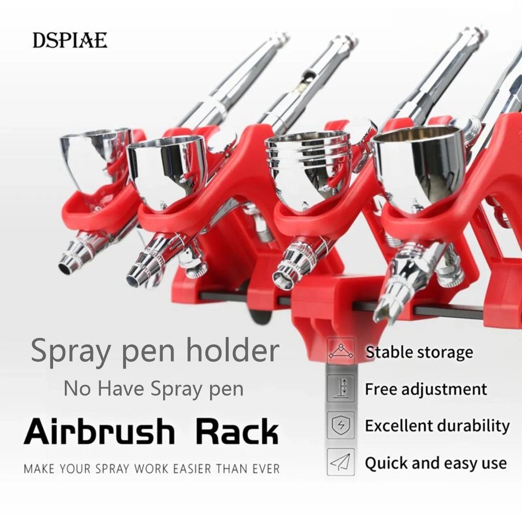 Dspiae PT-AR Airbrush Rack สําหรับ Gundam ทหารทําสีงานอดิเรกการสร้างแบบจําลองเครื่องมืออลูมิเนียมเหล
