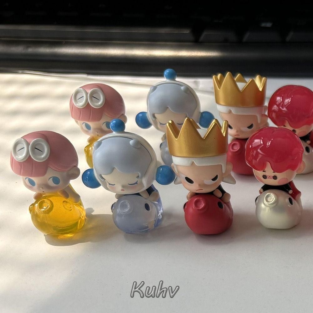 Kuhv กล่อง, Lucky Charm Series Pop MART Pop Bean อะนิเมะรูป,แฟชั่นฟองสบู่น่ารัก MOLLY Labubu CRYBABY กล่องของเล่นเด็ก