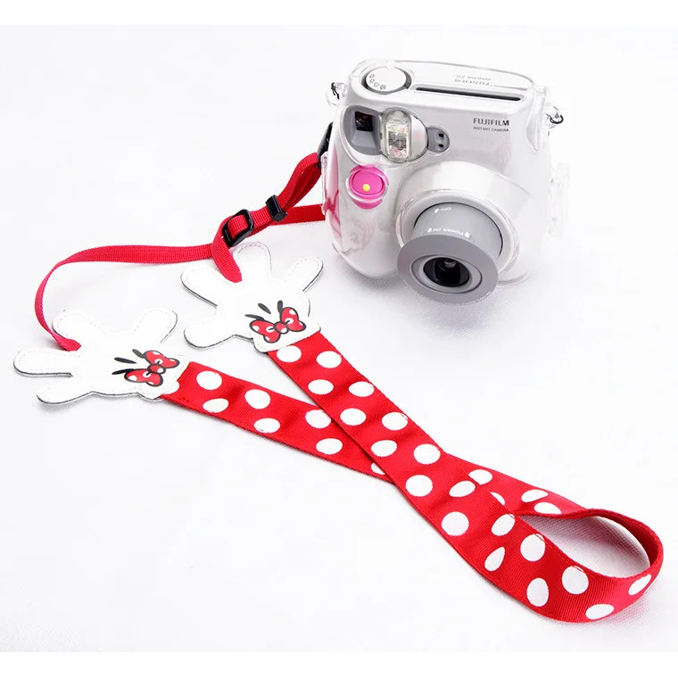 1 ชิ้นสายรัดมินนี่ DSLR SLR กล้องไหล่ Mickey เข็มขัดคอสายคล้องกล้อง Fit All Canon Nikon Sony Pentax Fuji Leica