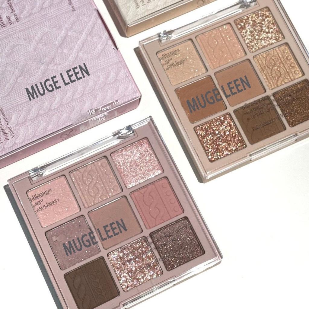 i happy shop: อายแชโดว์ พาเลตอายแชโดว์กันน้ำ พาเลทอายแชโดว์ 9สี เนื้อกลิต​เตอร์​ สีสวย Y997 - รูปที่ 2