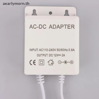 AA AC/ 12V 2A 2000ma กล้องวงจรปิดแหล่งจ่ายไฟ adaptor กันน้ํากลางแจ้ง EU US Plug Adapter Charger สําหรับกล้องวงจรปิดกล้องวิดีโอ TH
