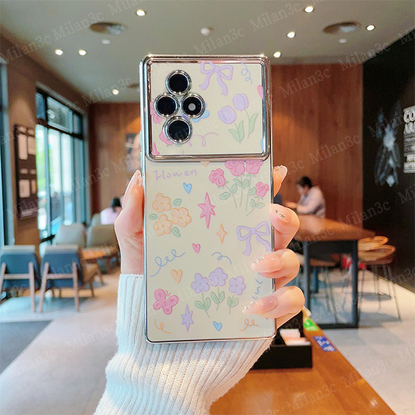 เคส Honor 200 90 เคส Honor 200 Pro เคสลายดอกไม้สีสันสดใส เคสโทรศัพท์กันกระแทก กันฝุ่น