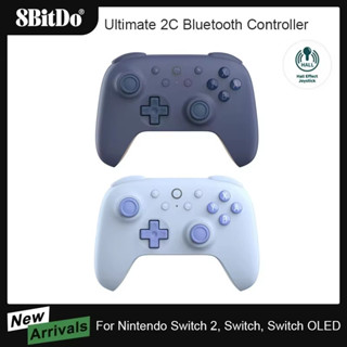8BitDo Ultimate 2C ตัวควบคุมบลูทูธสําหรับสวิทช์ 2 เกมแพดไร้ส…