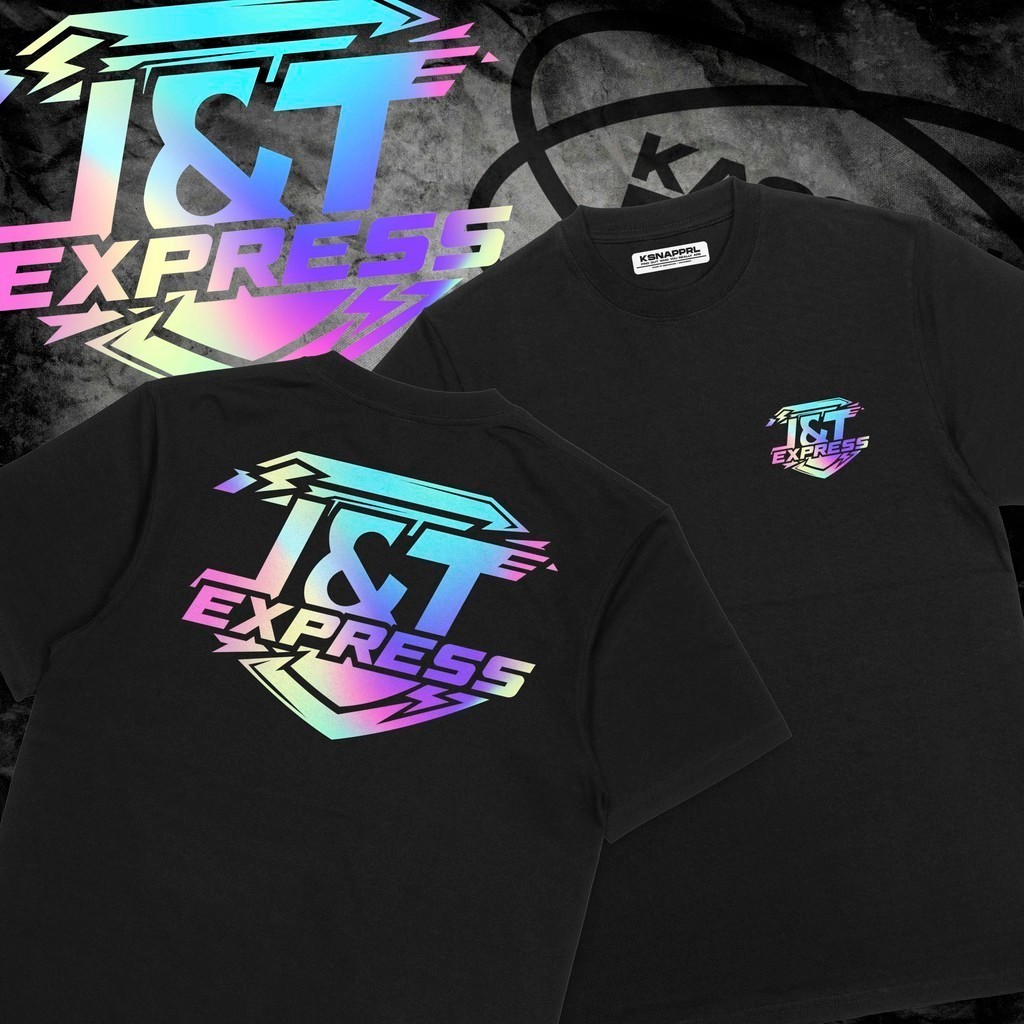 เสื้อยืด Expedition Courier "Jnt Express สะท้อนแสง" - เสื้อยืด Jnt/J&T/Courier