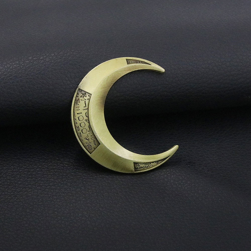 เข็มกลัด Lapel Pin ภาพยนตร์ Moon Knight แบบ_pins Crescent อุปกรณ์เสริมสำหรับแฟน ๆ เป็นของขวัญ