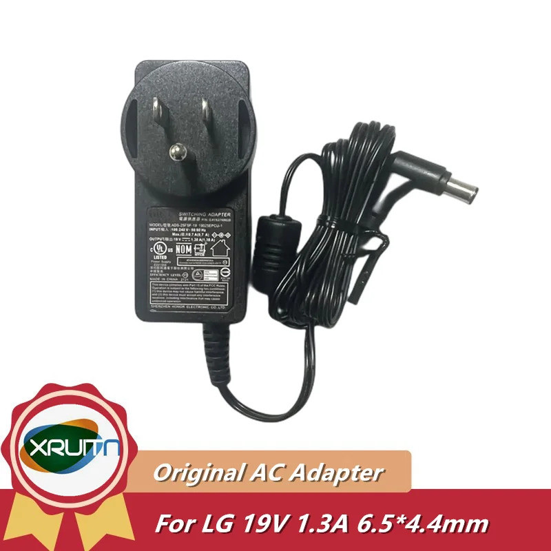 19V 1.3A 1.2A Switching AC Power Adapter Charger สําหรับ LG LCD Monitor 24MP47H ADS-40FSG-19 ADS-25F