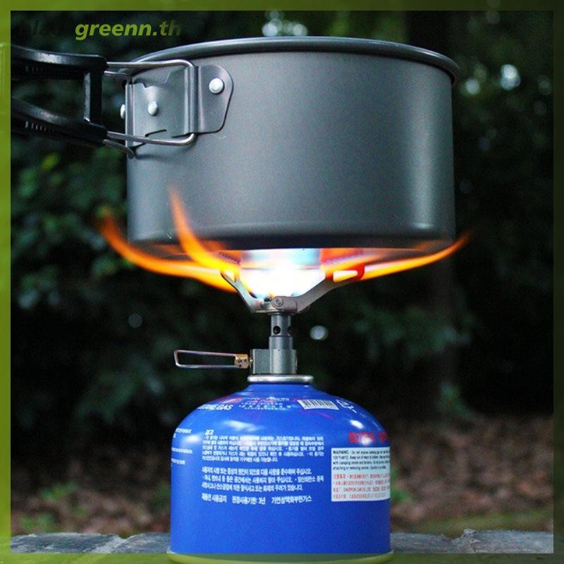 BGREE -3000T เตาแคมป์ปิ้งโลหะผสมไทเทเนียมน้ําหนักเบาพิเศษ เตาแก๊ส หม้อหุงกลางแจ้ง - รูปที่ 3