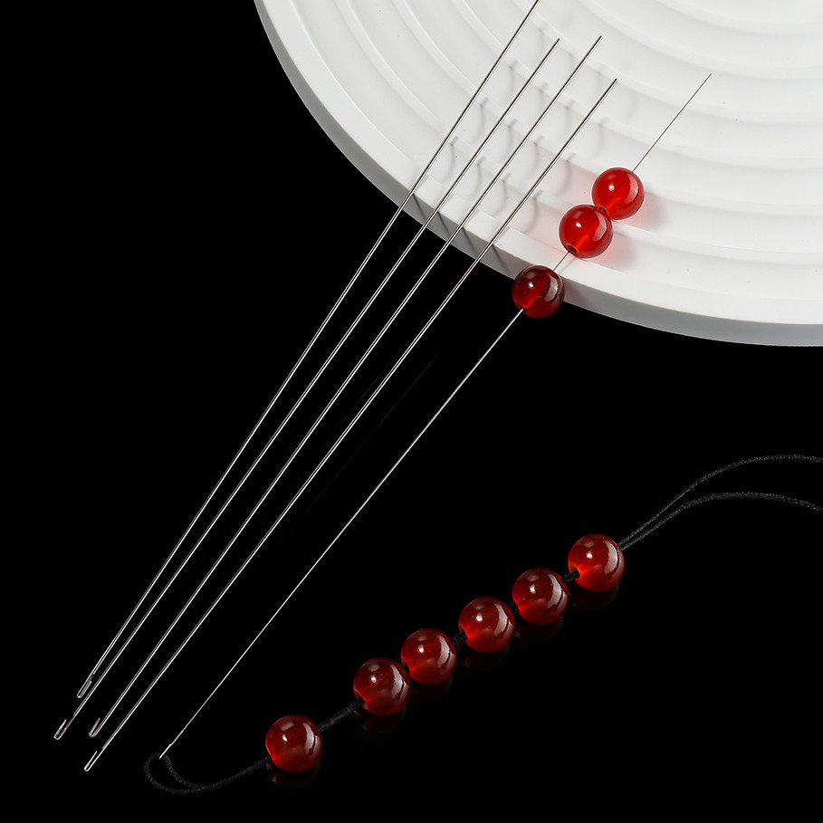 St.kunkka  เข็มลูกปัด พร้อมหลอด เข็มลูกปัดสแตนเลส