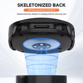 PC Hard สําหรับ Samsung Galaxy Watch 8 40 มม.44 มม.ฝาครอบสําหรับ Galaxy Watch 8 Classic Hollow Shell อุปกรณ์เสริม