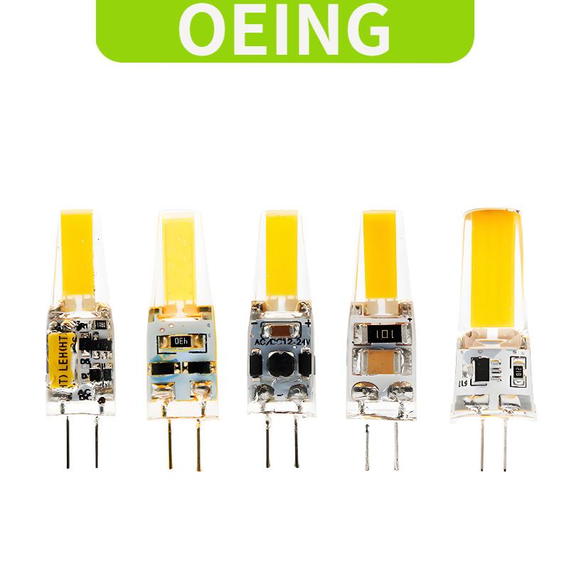 OEING ใหม่ COB หลอดไฟ LED G4 Pin 3W 5W 12V 12-24V 220V LED ซิลิโคนหลอดไฟประหยัดพลังงานแสงสีขาว 6000K Warm Light 3000K