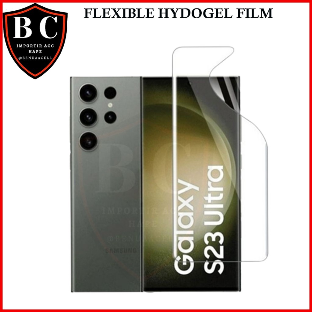 ANTI SCRATCH HYDROGEL สําหรับ SAMSUNG S10 S10 LITE S10 PLUS S9 S9 PLUS S8 S8 PLUS S7 EDGE S6 EDGE PL