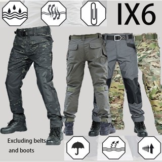 กางเกงยุทธวิธี IX6 สำหรับผู้ชาย – กางเกงคาร์โก้ความจุสูงพร้อ…