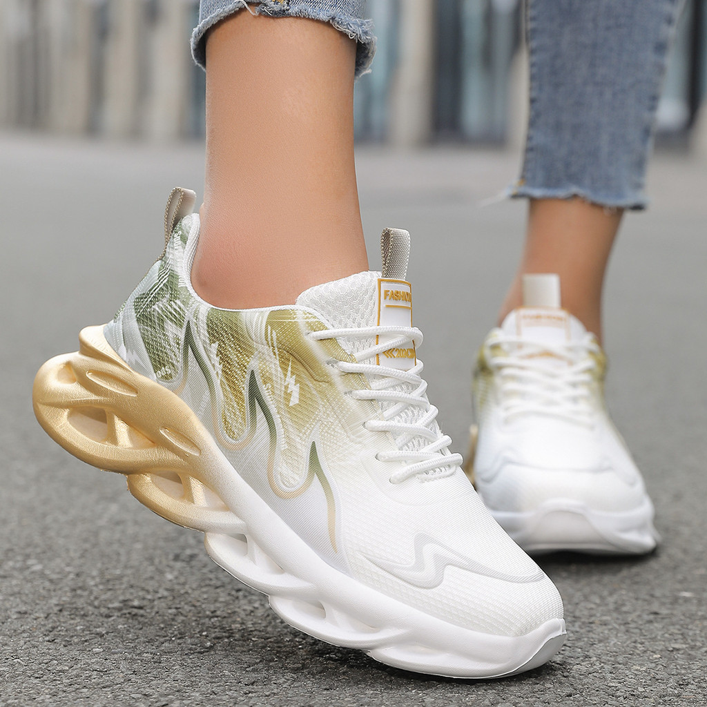 Daddy Shoes รองเท้าผู้ชายตาข่าย Casual Cold Sticky Shoes Low-Top น้ําหนักเบารองเท้ากีฬาแฟชั่น