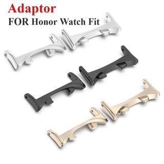1 คู่ Adaptor สําหรับ Honor Watch Fit โลหะเชื่อมต่อปลั๊กสแตนเลสอะแดปเตอร์ 20 มม.ความกว้าง Accessorie