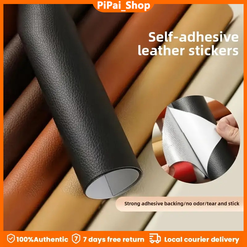 50×137ซม.Self กาวหนัง Patch เทป Self-Adhesive House DIY Fix สําหรับโซฟา Moto รถที่นั่งกระเป๋าบ้านแผ่นแพทช์