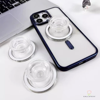 popsocket ตัวติดมือถือ Magnetic Griptok ขายึดถุงลมนิรภัยแม่เหล็กแบบยืดหดได้สำหรับโทรศัพท์แบบพับได้ เบาะลมใส ring holder
