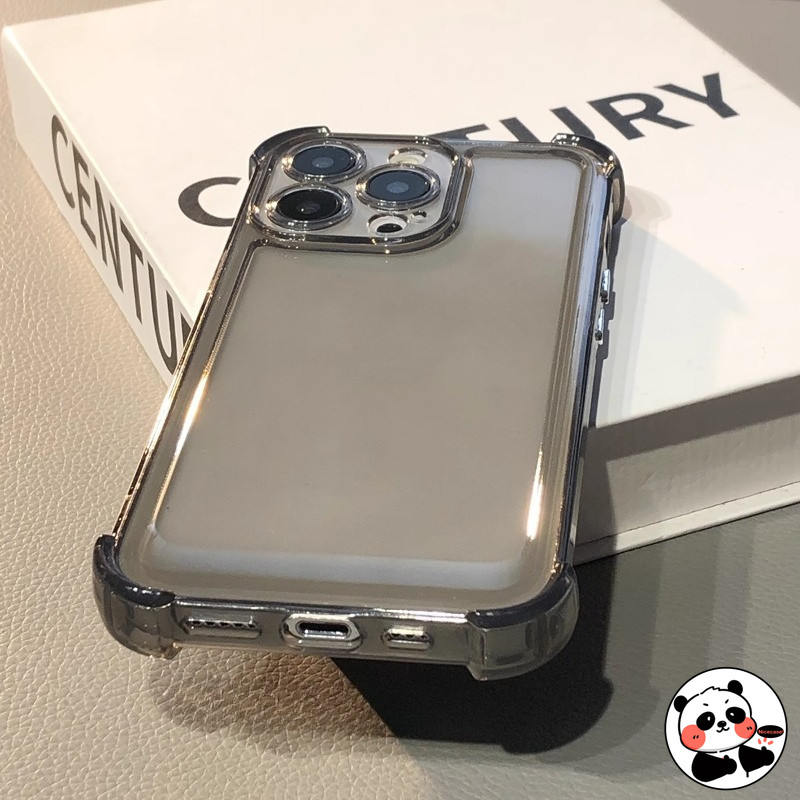 AirBag เคสโทรศัพท์สําหรับVivo V50 V50E V40 V5 Lite Y36 Y27S Y300 Y29 Y28 Y27 Y27S Y22 Y22S Y22T Y19S Y02S Y35 5G 4Gปลอกด้านหลังโปร่งใสนุ่มน่ารัก