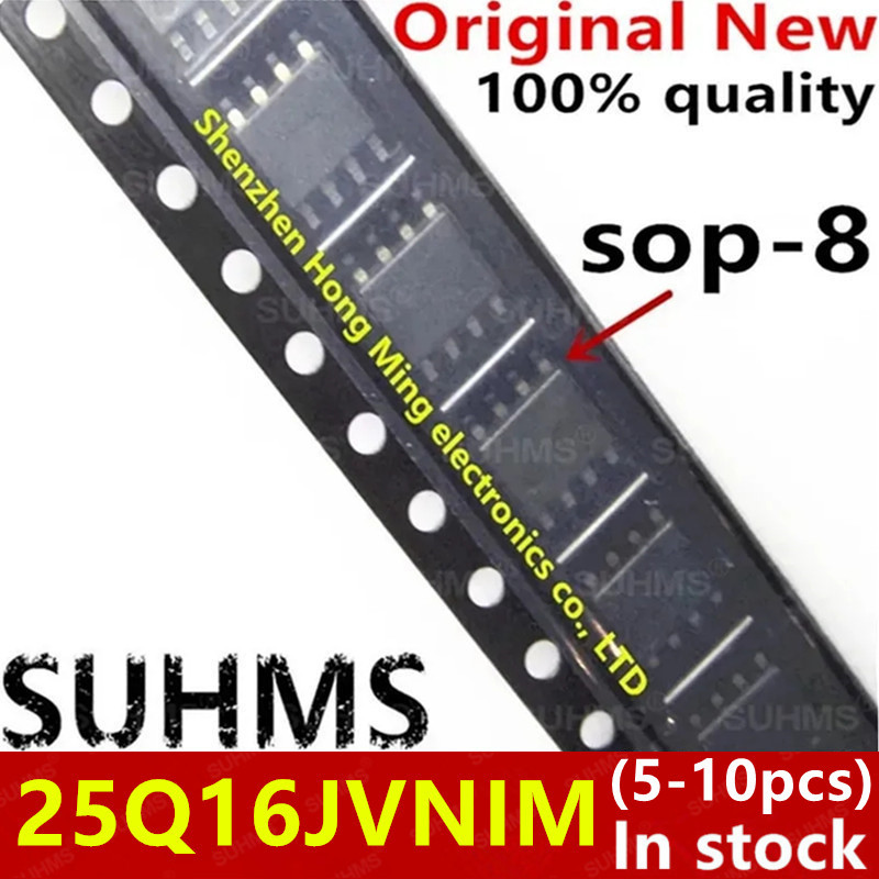 (5-10ชิ้น) 100% ใหม่ W25Q16JVSNIM W25Q16JVNIM 25Q16JVNIM sop-8 ชิปเซ็ต