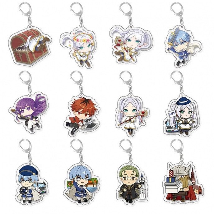 อะนิเมะ Frieren: Beyond Journeys End Himel Heiter Eisen Fern Stark Sein พวงกุญแจคอสเพลย์อะคริลิคจี้พ