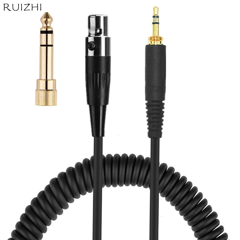 Mini XLR 3-Pin 6.35 มม.เปลี่ยนฤดูใบไม้ผลิสายสําหรับ AKG K141 K171 K175 K181 K240 K240S K271 K271s MK