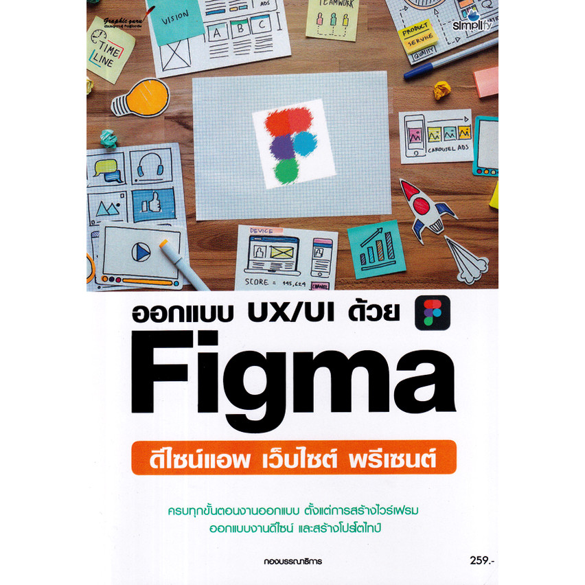 Bundanjai (หนังสือคู่มือเรียนสอบ) ออกแบบ UX/UI ด้วย Figma