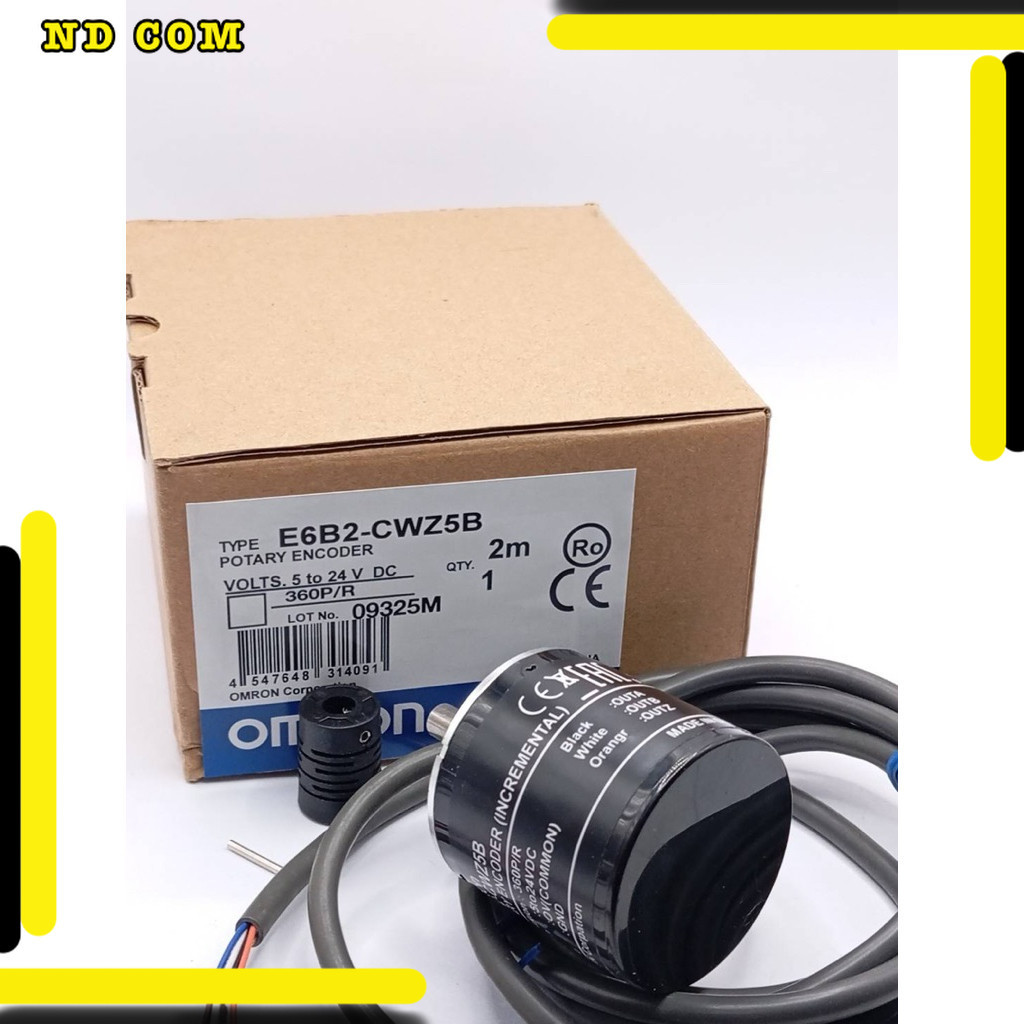 สุดคุ้ม! E6B2-CWZ5B 100pr  360p/r 500p/r 1000p/r 1024p/r 1500p/r 2000P/R E6B2-CWZ5B  POTARY ENCODER 