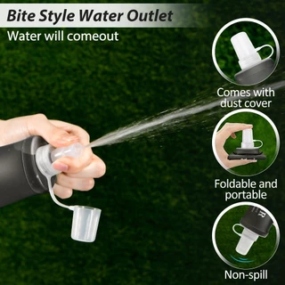 Newboler 150ml 250ml 500ml Running Soft Flask กีฬาขวดน้ํานุ่ม TPU ขวดน้ําพับได้เหมาะสําหรับมาราธอน Off Road Running Slow Running Camping Bike