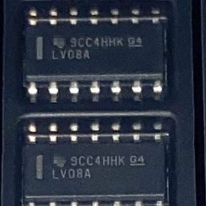 SN74LV08ADR ซิลค์พิมพ์ LV08A แพคเกจ SOIC-14 ชิปร่างกายแคบ