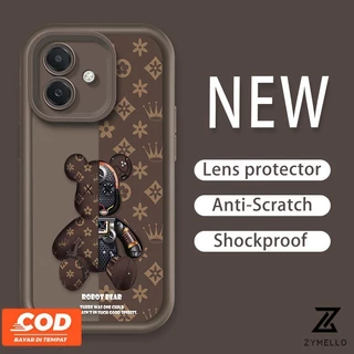 เคสโทรศัพท์ Vivo Y17s Y18 Y15 Y22 Y21 Y27 Y17 Y78 Y20 Y12i Y02 Y15s Y33s Y36 Y100i Y12s การ์ตูนหมีรุนแรงกันกระแทกTPUเคสโ