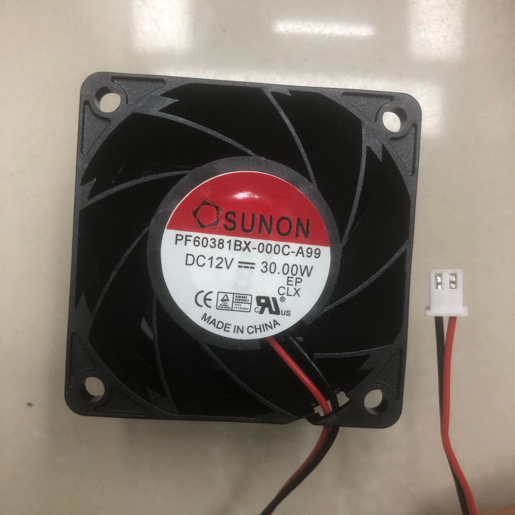 SUNON Jianzhun PF60381BX-000C-A99 DC12V 30.00W อินเวอร์เตอร์พัดลมระบายความร้อนระดับเสียงอากาศสูง