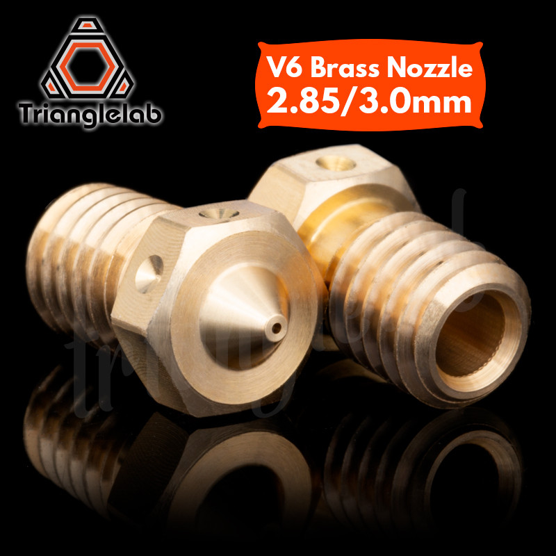 C Trianglelab V6 Nozzle 2.85/3.0MM M6 Thread Large Flow High Quality Custom Models For Hotend For V6