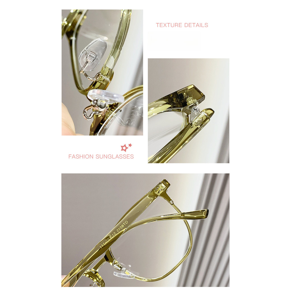 แว่นสายตายาวสำหรับอ่านหนังสือ แบบแฟชั่นป้องกันแสงสีฟ้า เหมาะสำหรับผู้ชาย ผู้หญิง และผู้สูงอายุ - รูปที่ 6