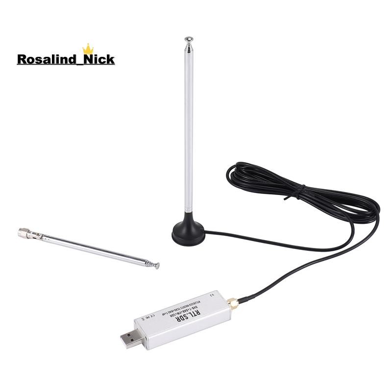 [Rosalind_Nick] ตัวรับสัญญาณ RTL SDR V3 RTL2832U 0.1MHz-1.7GHz TCXO SMA พร้อมเสาอากาศ