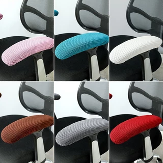 COD แผ่นปิดที่เท้าแขน 1คู่/2PCS หมอนรองข้อศอก ผ้าหุ้มที่เท้าแขนเก้าอี้ยืดกันน้ำ สําหรับสํานักงาน เก้าอี้เกม