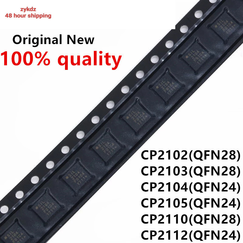 5 ชิ้น/ล็อต CP2102 CP2102-GMR CP2103 CP2103-GMR CP2104 CP2104-F03-GMR CP2105 CP2105-F01-GM CP2110C21