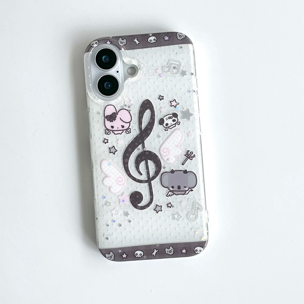 Polka Dot Notes เหมาะสําหรับ Apple 16/15promax เคสโทรศัพท์ 14/13/12/11 สองชั้น XR/XSmax เคสโทรศัพท์เกาหลีญี่ปุ่น